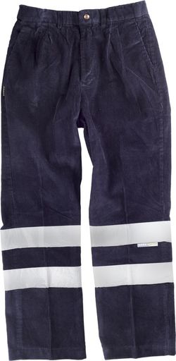 Pantalón de pana sin elástico Marino