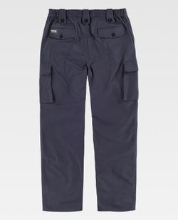 Pantalón de tejido elástico bidireccional Marino / Oscuro
