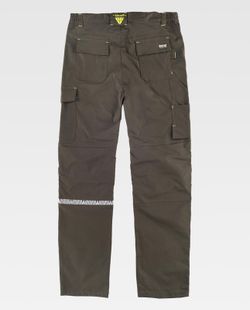 Pantalón de tejido elástico bidireccional Verde Caza