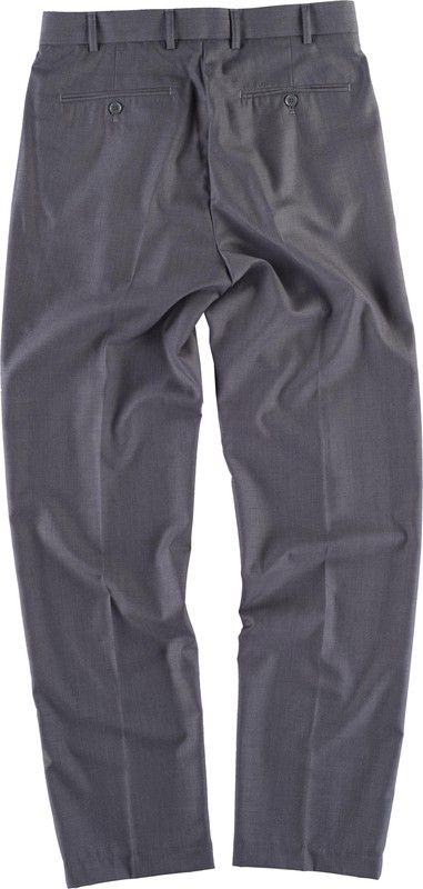Graue Herrenhose mit Abnähern