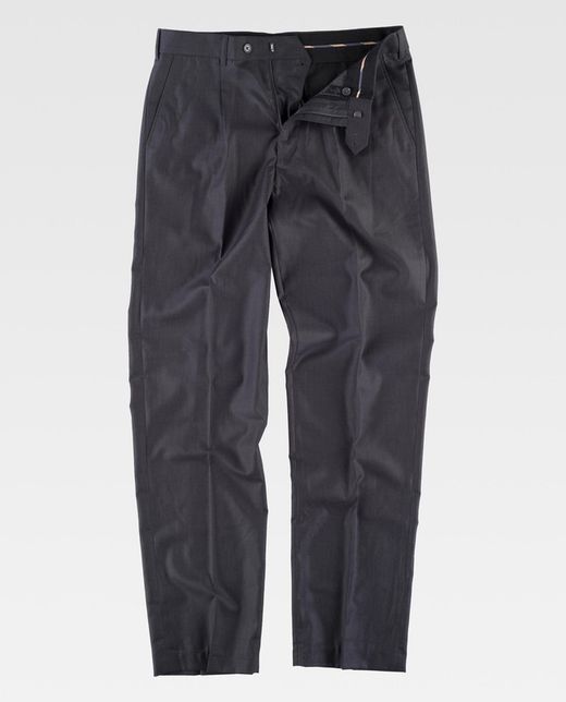 Herren Anzughose mit Abnäher GREY DARK