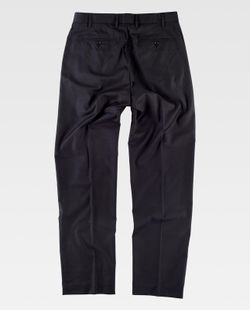 Pantalón de vestir de hombre con pinzas Negro