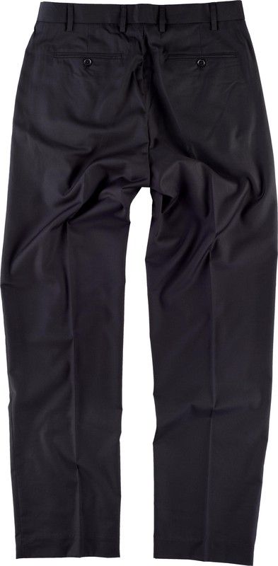 Pantalón de vestir de hombre con pinzas Negro