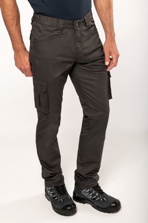 Eco-responsible multi-pocket trousers