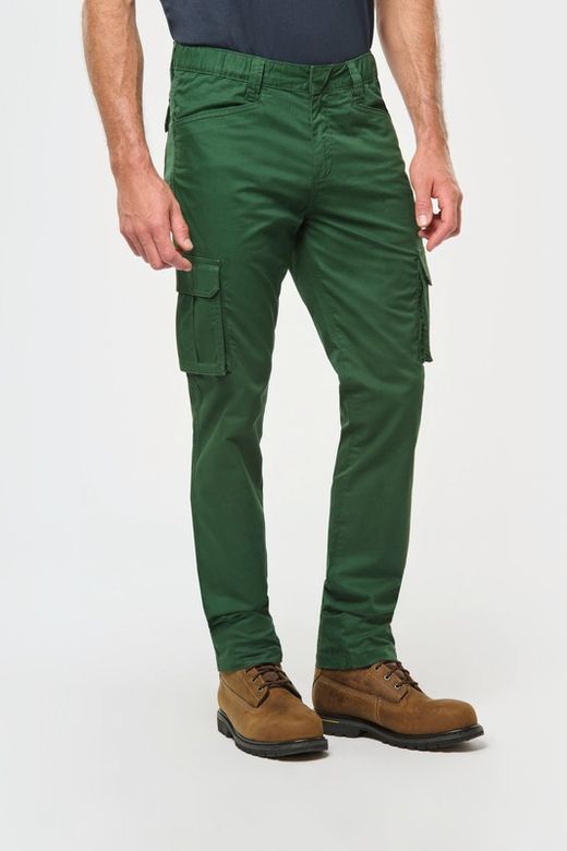 Eco-responsible multi-pocket trousers