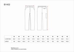Azulina elastische Taillenhose mit Spateltasche