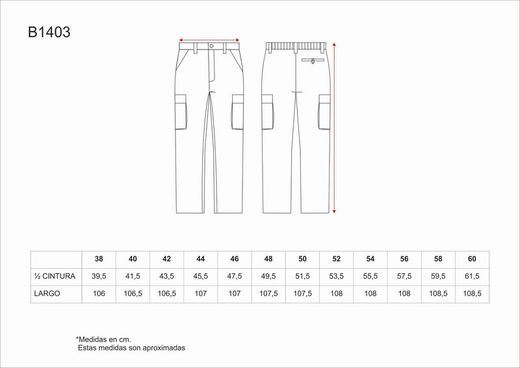 Elastische Taillenhose, mehrere Taschen: zwei Seitentaschen an den Beinen Rot