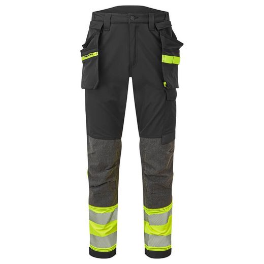 Pantalón EV4 Hi-Vis Stretch Detachable Holster de alta visibilidad, clase 1