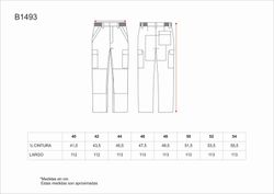 Pantalón ignífugo y antiestático 100% algodón Marino