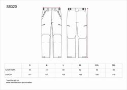 Pantalon impermeable combinado Verde Oliva/Verde Bosque
