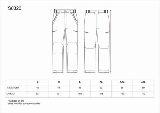 Pantalon impermeable combinado Verde Oliva/Verde Bosque