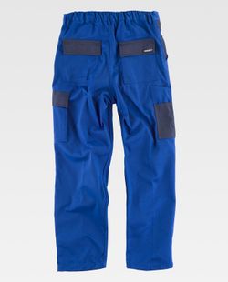 Pantalón linea 1, con elástico en cintura y bolsillos Azafata / Marino