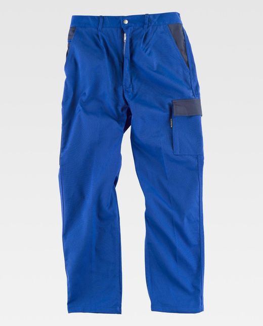 Pantalón linea 1, con elástico en cintura y bolsillos Azafata / Marino