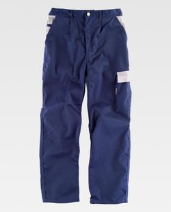 Linie 1 Hose, mit elastischer Taille und kombinierten Taschen Navy Grey