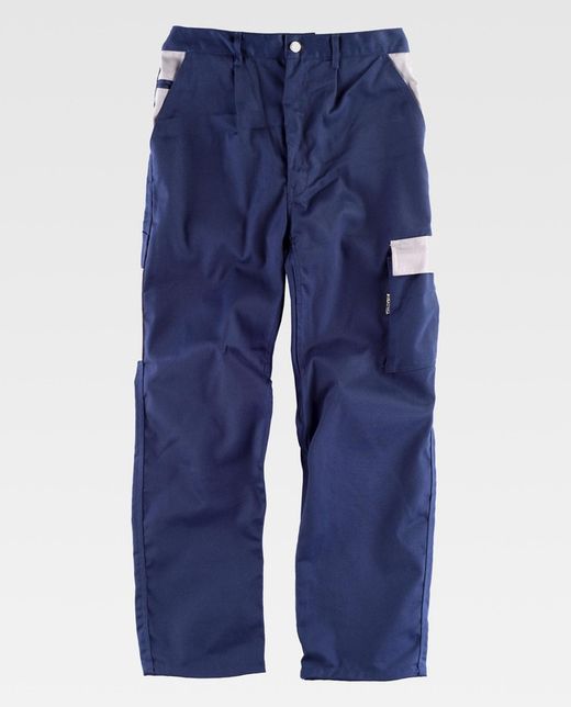 Linie 1 Hose, mit elastischer Taille und kombinierten Taschen Navy Grey