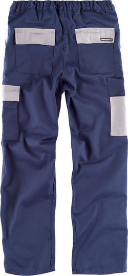 Linie 1 Hose, mit elastischer Taille und kombinierten Taschen Navy Grey