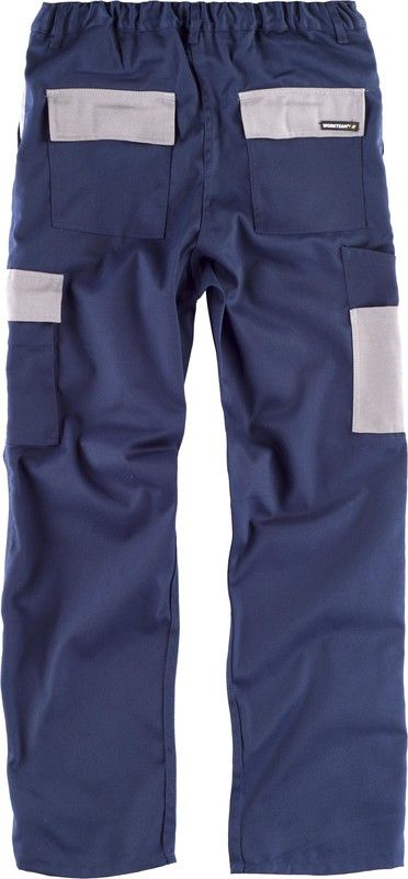 Linie 1 Hose, mit elastischer Taille und kombinierten Taschen Navy Grey