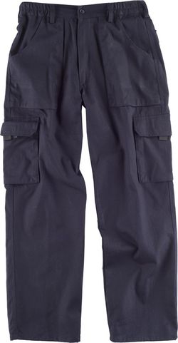 Pantalón linea 4 con elástico en cintura Marino
