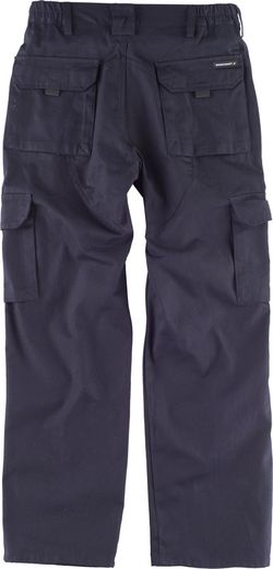 Pantalón linea 4 con elástico en cintura Marino