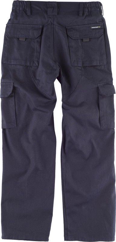 Pantalón linea 4 con elástico en cintura Marino