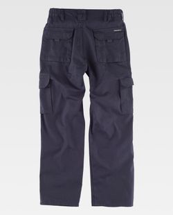 Pantalón linea 4 con elástico en cintura Marino