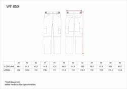 Linie 8 kombinierte Mehrtaschenhose mit abnehmbaren Beinen Granatgrau