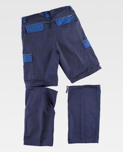 Linie 8 Multi-Pocket-Hose mit abnehmbaren Leggings Navy Stewardess