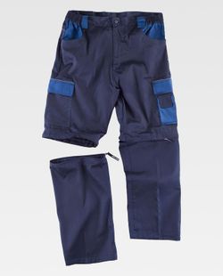 Linie 8 Multi-Pocket-Hose mit abnehmbaren Leggings Navy Stewardess