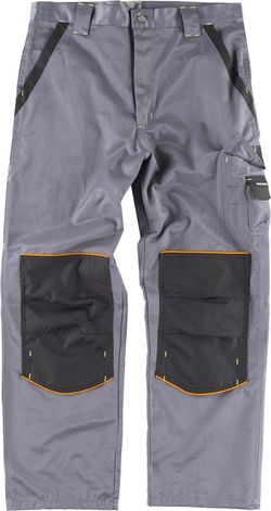 Pantalón con rodilleras Gris / Negro