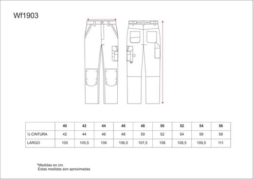 Linie 9 Hose kombiniert mit Knieschützern, Beaver Nylon Grey Black Stoff