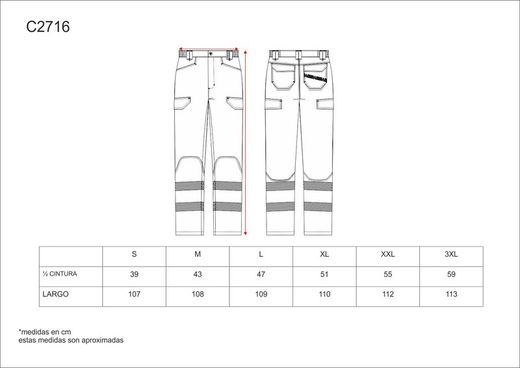 PANTALON marca WorkTeam