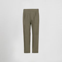 Pantalon Mujer Bambula Bajo Vuelto