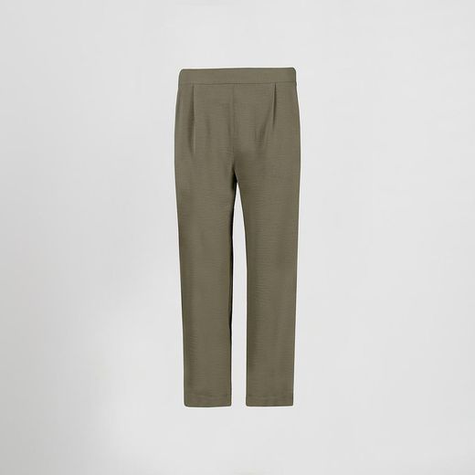 Pantalon Mujer Bambula Bajo Vuelto