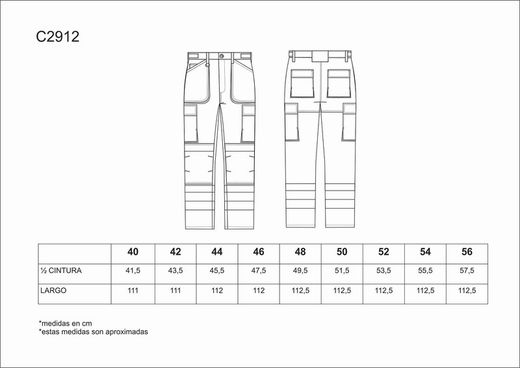 Warnschutzhose mit mehreren Taschen Reflektierende Bänder in verschiedenen Größen EN ISO 20471: 2013 Gelb AV Schwarz