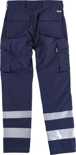 Multi-Pocket-Hose mit reflektierenden Bändern in verschiedenen Größen Navy