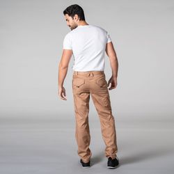 Pantalon multibolsillos elastico arce