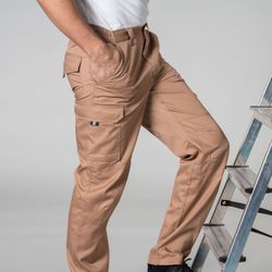 Pantalon multibolsillos elastico arce