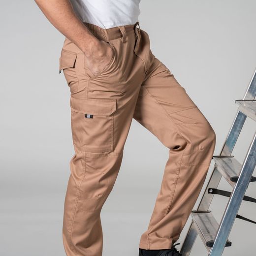 Pantalon multibolsillos elastico arce
