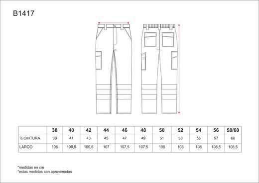 Multi-Pocket-Hose mit Fleece-Stoff innen, 2 reflektierende Bänder Navy