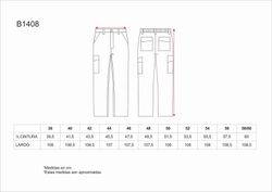 Hose mit mehreren Taschen und polarem Stoff in schwarzer Innenausstattung