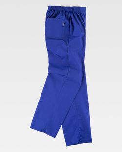 Damenhose mit elastischer Taille, Reißverschluss, ohne Indigo-Taschen