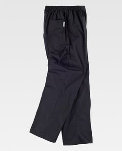 Damenhose mit elastischer Taille, Reißverschluss, keine Taschen Schwarz