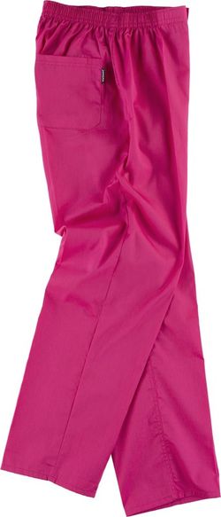 Pantalón sanitario con cintura elástica Rosa Fucsia