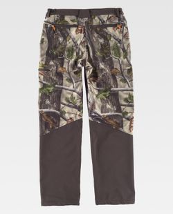 Softshell Hose Kombinierte Camouflage Forest Green Brown