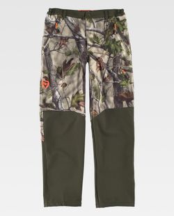 Softshell Hose Kombinierte Camouflage Forest Green Green Hunting