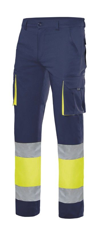 Pantalón stretch bicolor av Velilla 303002S