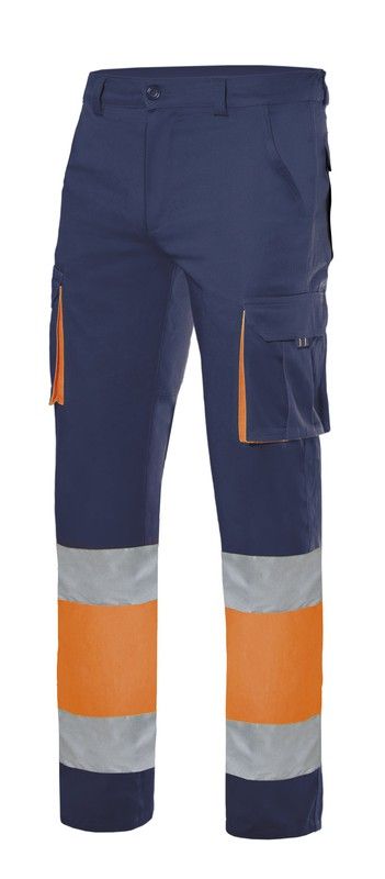 Pantalón stretch bicolor av Velilla 303002S