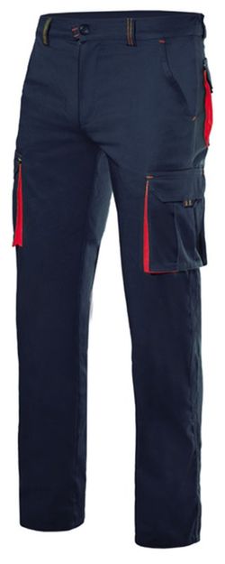Pantalón stretch bicolor Velilla 103024S
