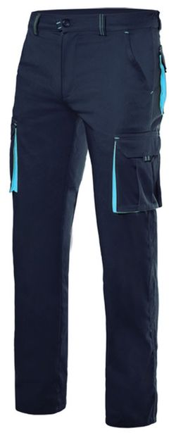 Pantalón stretch bicolor Velilla 103024S