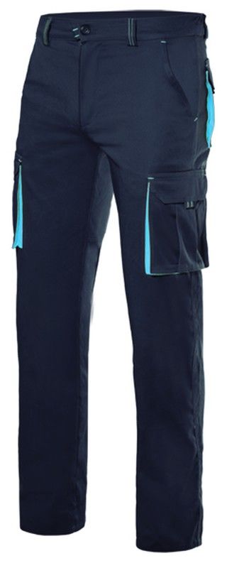 Pantalón stretch bicolor Velilla 103024S
